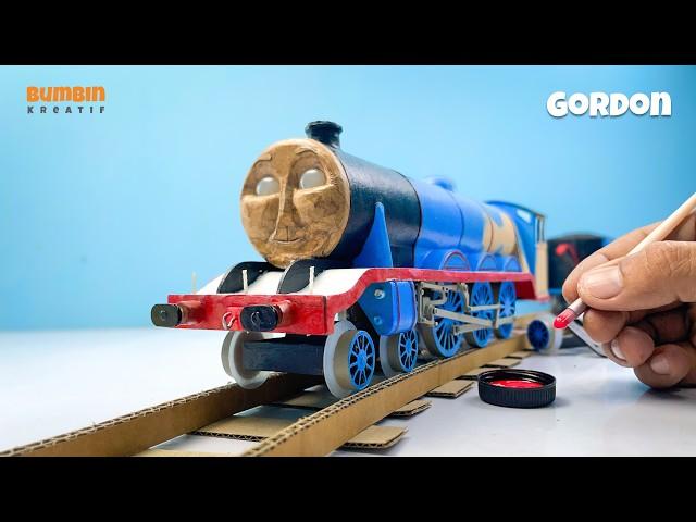 Make a Working Steam Train Model from Cardboard | Gordon - Thomas and Friends | Part 2: Body