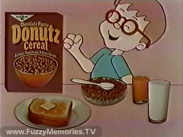 Chocolate Donutz Cereal (Commercial, 1982)