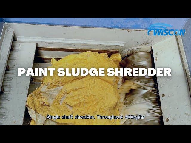 Paint Sludge Shredder - Waste Paint Recycling