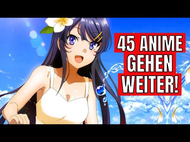 Alle Anime Fortsetzungen für 2025!