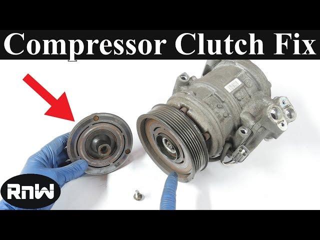 How to Remove and Replace an AC Compressor Clutch and Bearing - Quick Version