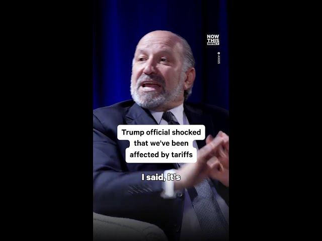 Trump Official Shocked by Tariff Impact