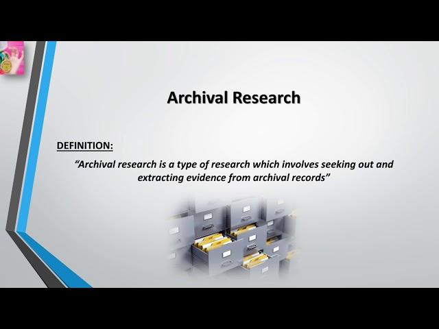 Archival Research | in English | Research methodology | by Dear Knowledge