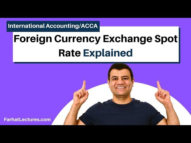 Foreign Currency Exchange Spot Rate | Forward Rate | Option Contract | Put Option | Call  option