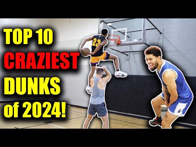 Top 10 CRAZIEST Dunks of 2024 : Dunkademics