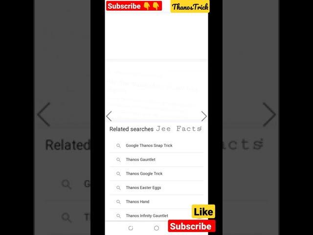 Google Tricks|Google Hacks|Thanos|Google Thanos Tricks#shorts #thanos#googlehacks #googletricks