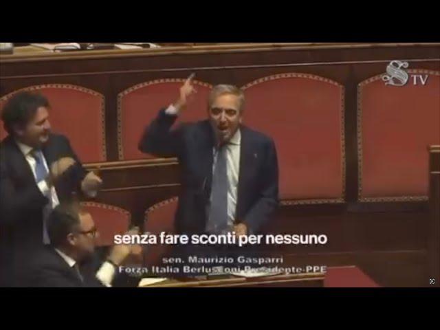 GASPARRI SCATENATO: "FATTI GRAVISSIMI ED EVERSIVI DELL’ORDINE DEMOCRATICO DA PARTE DEI GIUDICI"