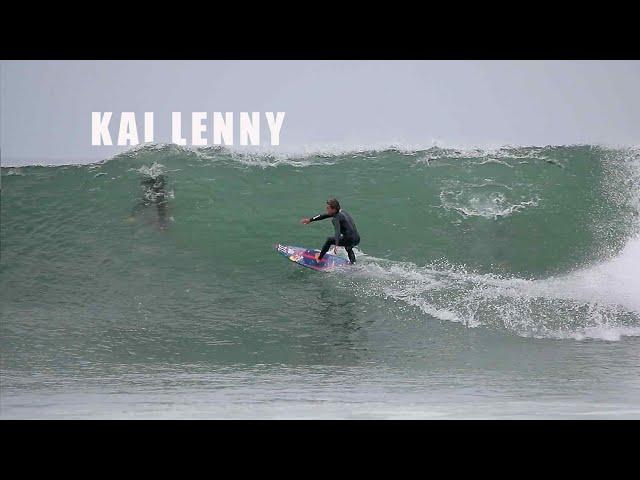 Kai Lenny and other pros surfing Lower Trestles