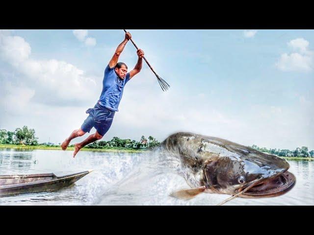 How To Excellent Boat Teta Fishing From Water By Rural FishermanBest Boat Fishing With Teta