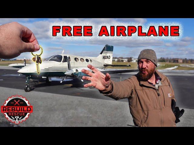 Taking Our FREE Abandoned Airplane Home! Ep2