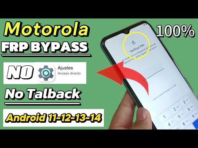 Motorola Stylus 5G FRP BYPASS 2024 ANDROID 11-12-13-14 No entra Ajustes del teléfono  #motorola