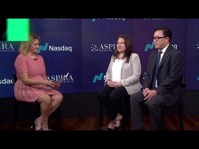 Aspira Women's Health interview with Nicole Sandford, CEO, and Dr. Ryan Phan, Ph.D.,