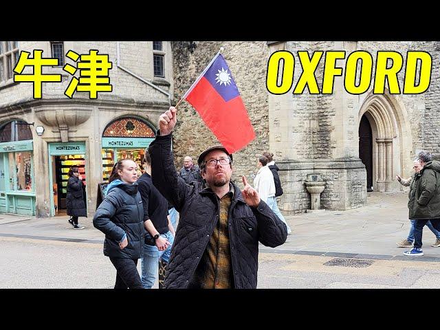 Taiwan's Flag Impresses Oxford's Chinese Population! 牛津—中國人看到台灣國旗，感動不已！