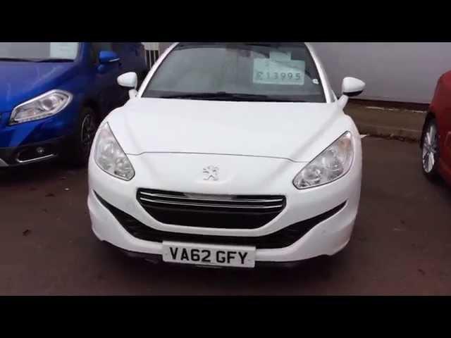 2013 Peugeot RCZ 1.6 THP 156 GT VA62 GFY at St Peter's Peugeot Worcester