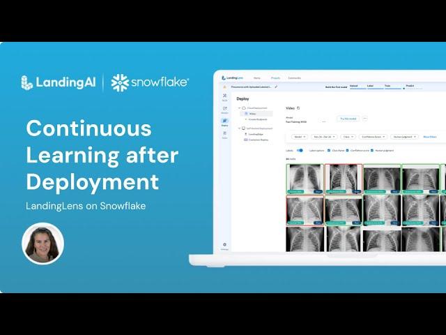 Continuous Learning after Model Deployment | Human-in-the Loop Workflows | LandingLens on Snowflake