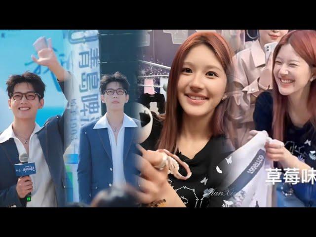 Zhao Lusi & Yang Yang shines brightly as spokesperson at their event for F426 & White Beer Life Camp