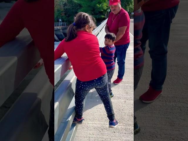 Waterfall 🫶 #rajputfamilyvlog #bepositive #enjoy #entertainment #aliya #adrian