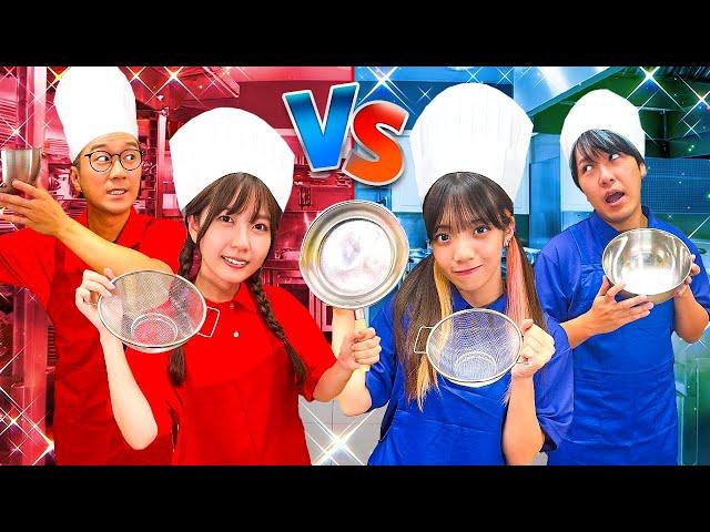 【対決】レッドVSブルー！お店屋さんごっこ対決やったら過酷すぎたwww 〜RED VS BLUE COLOR CHALLENGE〜