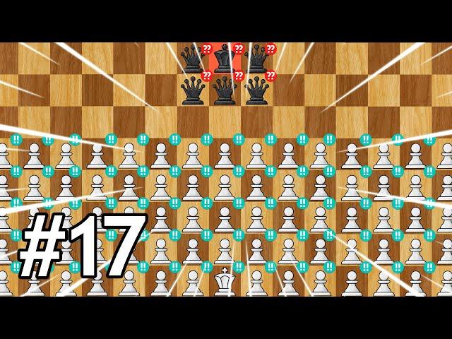 50 PAWNS VS 5 QUEENS | Chess Memes #17