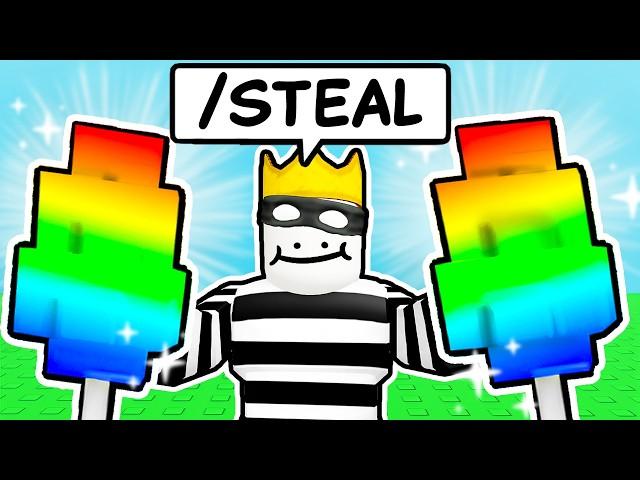stealing ULTRA RARE fruits in Grow a Garden...