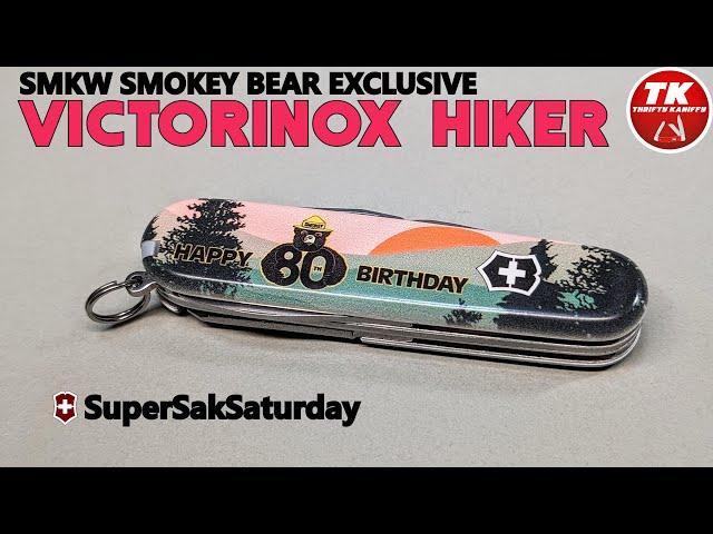 Victorinox Hiker SMKW 80th Smokey Bear Swiss Army Knife #SuperSakSaturday