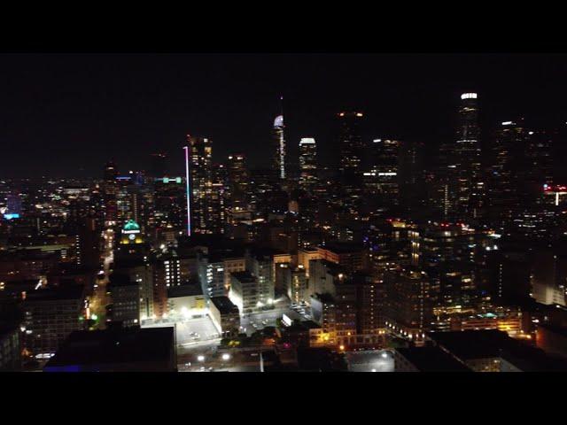 Downtown Los Angeles Drone Flight