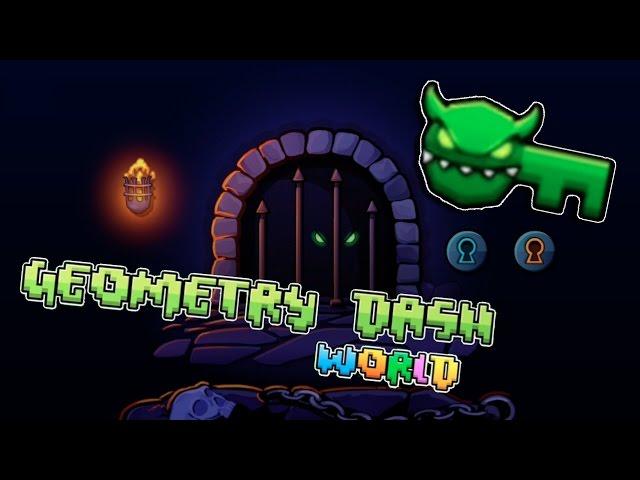 Geometry Dash World - The 50 Secret Chests Green Key Mystery