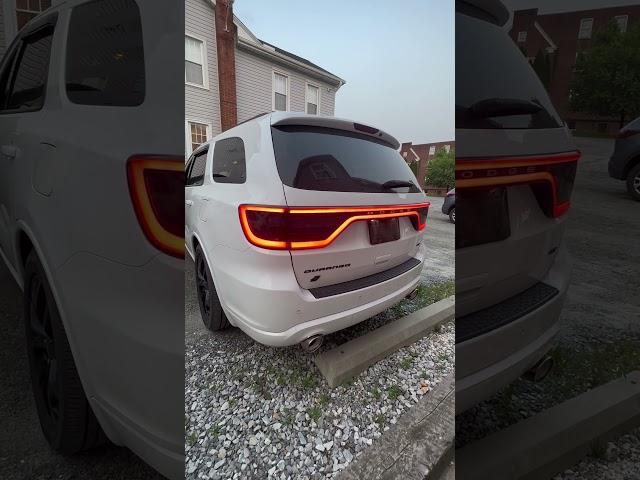 DODGE DURANGO V6!!  BORLA EXHAUST vs STOCK.    Startup w/ Revs