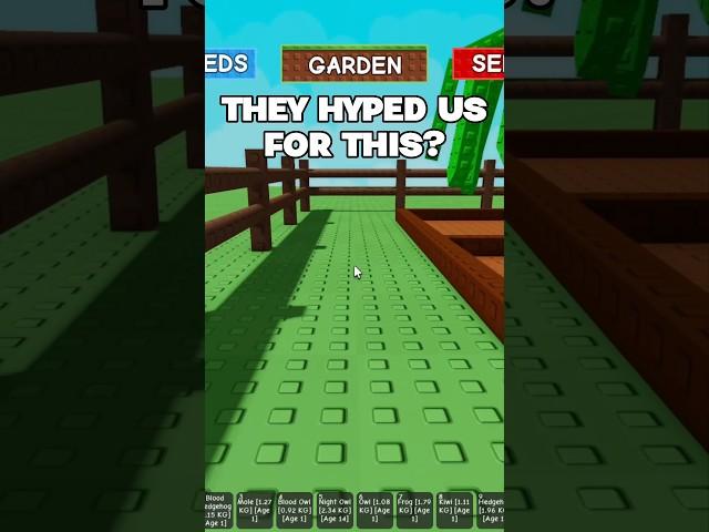 No way They hyped us with "Extension Update"  #roblox #growagarden