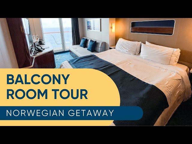 Norwegian Getaway Balcony Stateroom Tour | Cabin 13208 BA Stateroom NCL Getaway