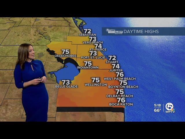 WPTV First Alert Weather Forecast for Morning of Tuesday, Feb. 25, 2025