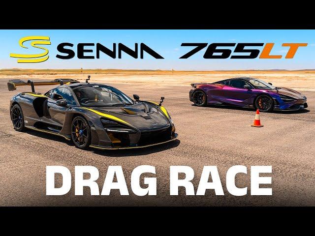 $2m vs $800k: McLaren Senna vs McLaren 765LT drag race