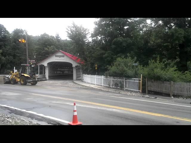 Highway crews repair Route 119 after flooding