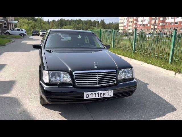 Mercedes S500 W140 кабан или РуБЛЬ Сорок Легенда 90-х