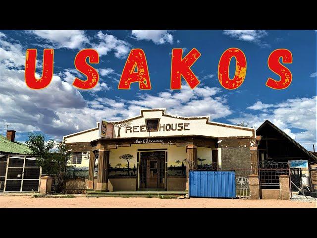 EXPLORING USAKOS TOWN IN ERONGO REGION OF CENTRAL NAMIBIA SOUTHERN AFRICA