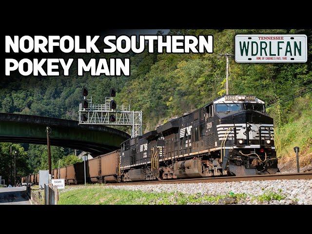 Train Action On The Pokey Main In Iaeger, West Virginia