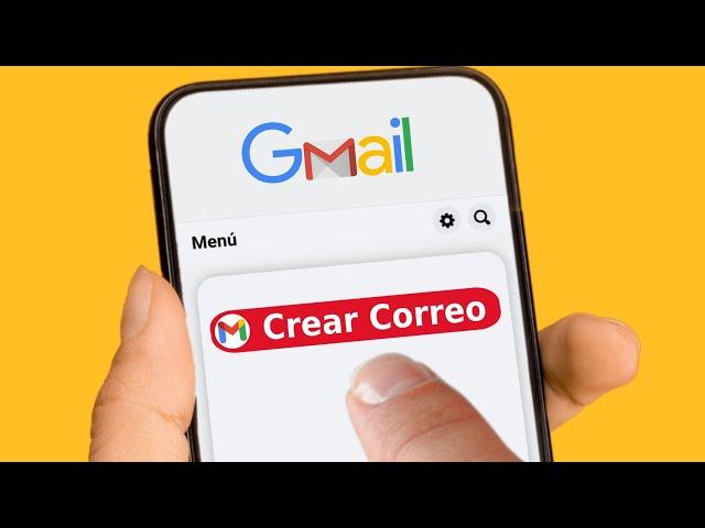 Como crear un correo Electronico Gmail en celular 2024