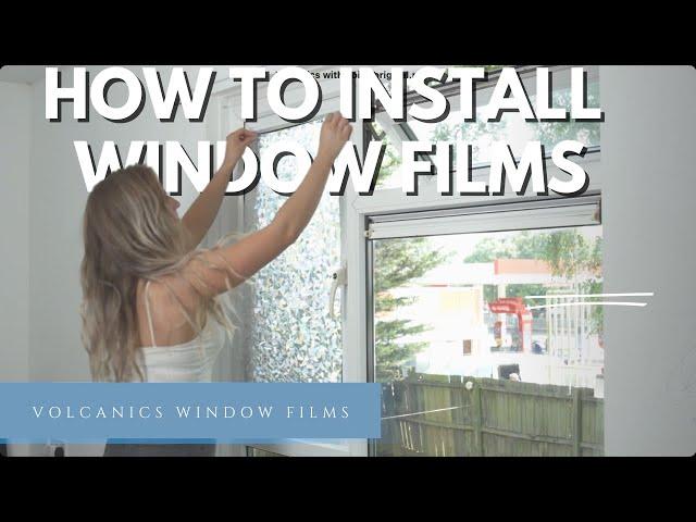 How to Install Window Films