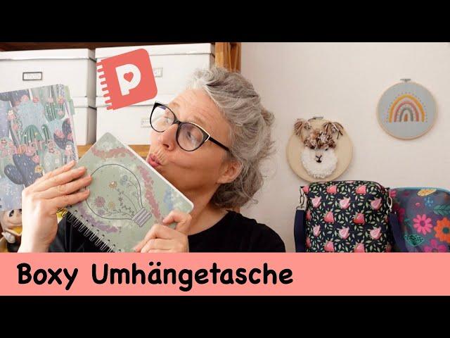 Boxy Umhängetasche / kostenloses Schnittmuster / Verlosung beendet