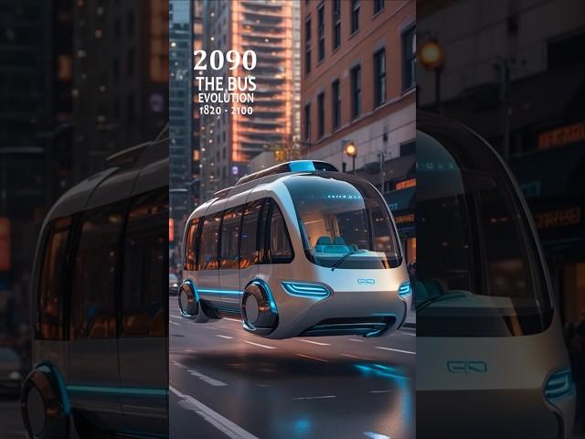 The evolution of the bus  made with AI #evolution #bus #future #ai