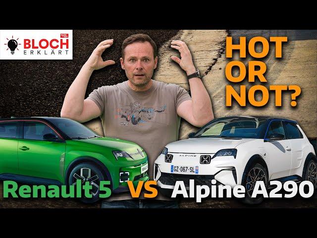 Alpine A290 GTS vs. Renault 5: Who is the hot hatch here? - Bloch explains #263 | auto motor sport