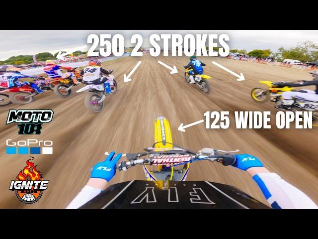 2002 HUSQVARNA 125 FLAT OUT AGAINST 250'S! VMXDN 2024