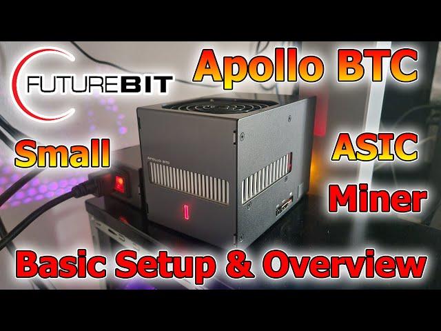 FutureBit Apollo #Bitcoin #Miner Setup & Overview - #solomining