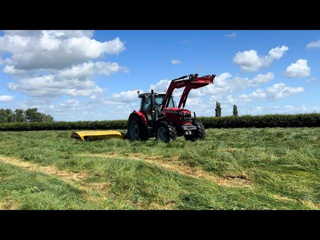 Mowed, Raked, Baled. 14ha, 194 Bales.