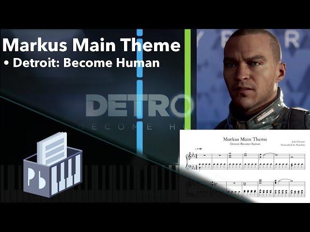 Markus Main Theme - Detroit: Become Human OST (Piano Tutorial)