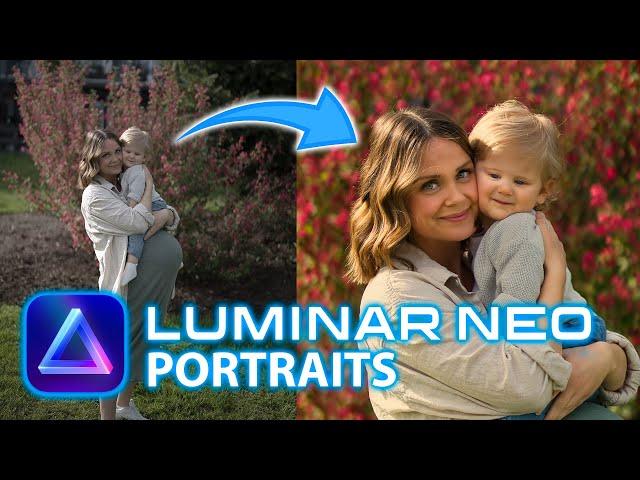 LUMINAR NEO - Portrait EDITING Tutorial Made EASY