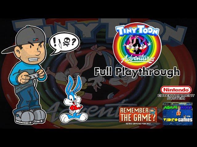 Adam Sucks At Video Games - Tiny Toons Adventures (NES) Full Playthrough #nes #retrogaming