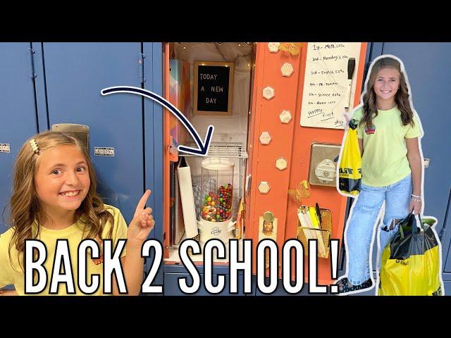 Back 2 School Shopping and 'Killer' Locker Decorating! | Back to Reality after Vacation