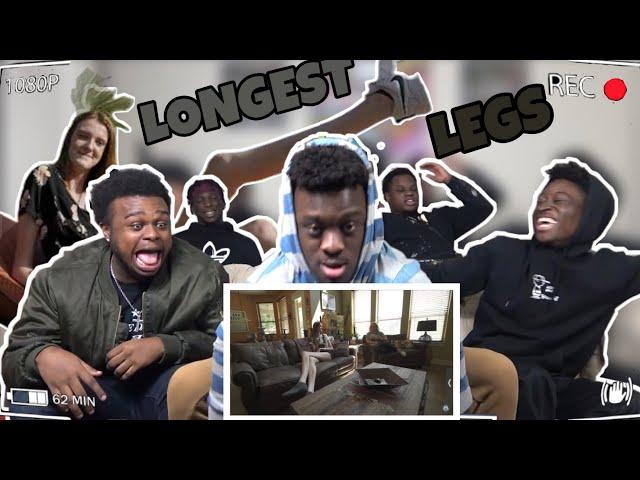 SHE CAN BARELY FIT IN THE CAR | The WORLD Longest Leg Reaction!