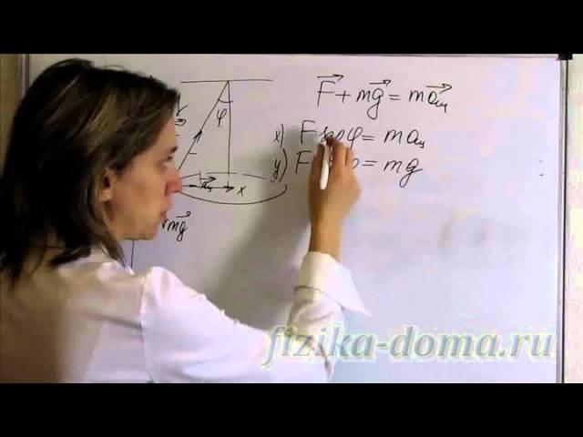 Задача на конический маятник